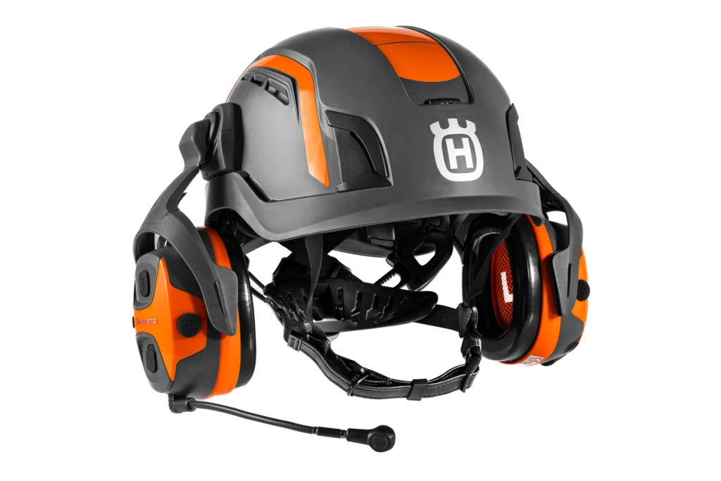 Husqvarna X-COM Aktív Hallásvédő Fültok balról