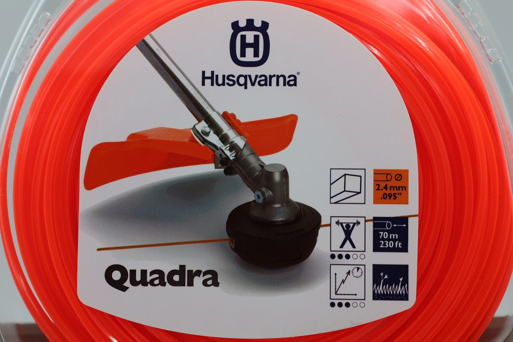 Husqvarna Trimmer Quadra 2.4 mm x 70 m - négyszögletű damil