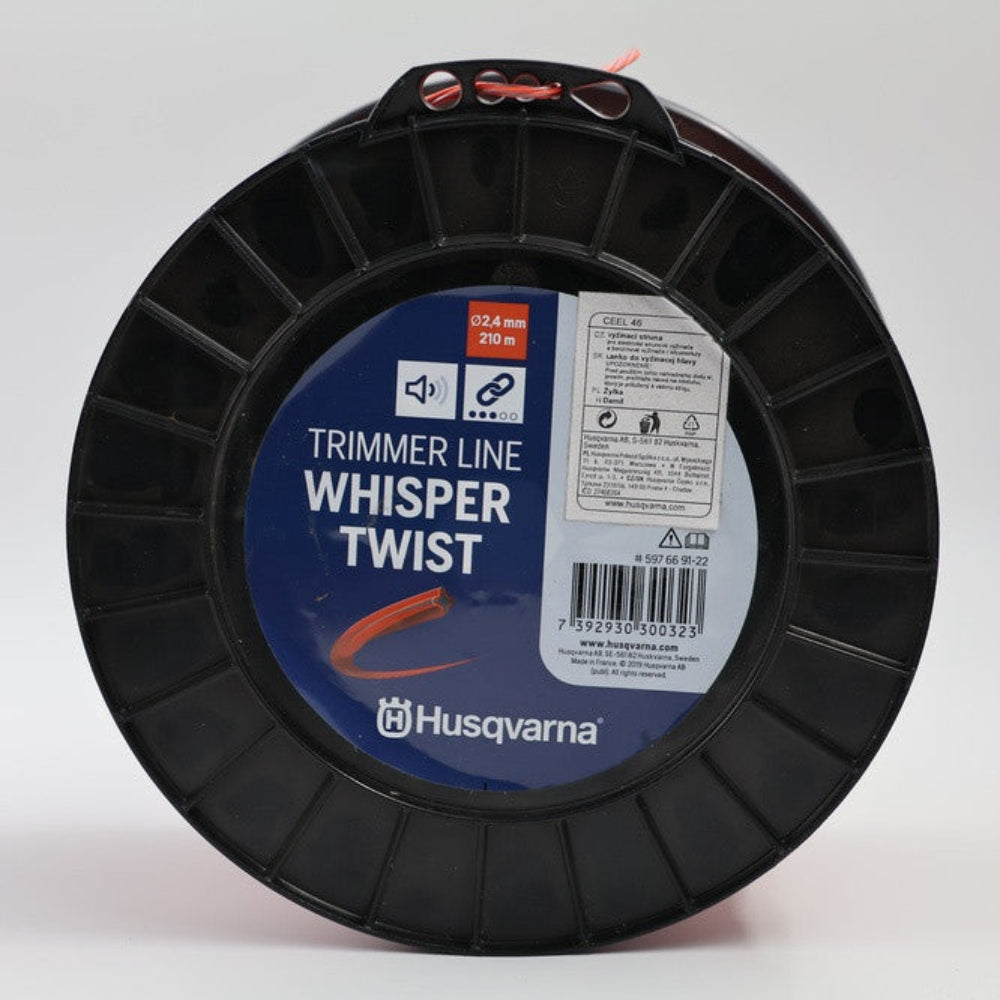 Husqvarna Whisper Twist 2.4 mm - csavart profilú damil