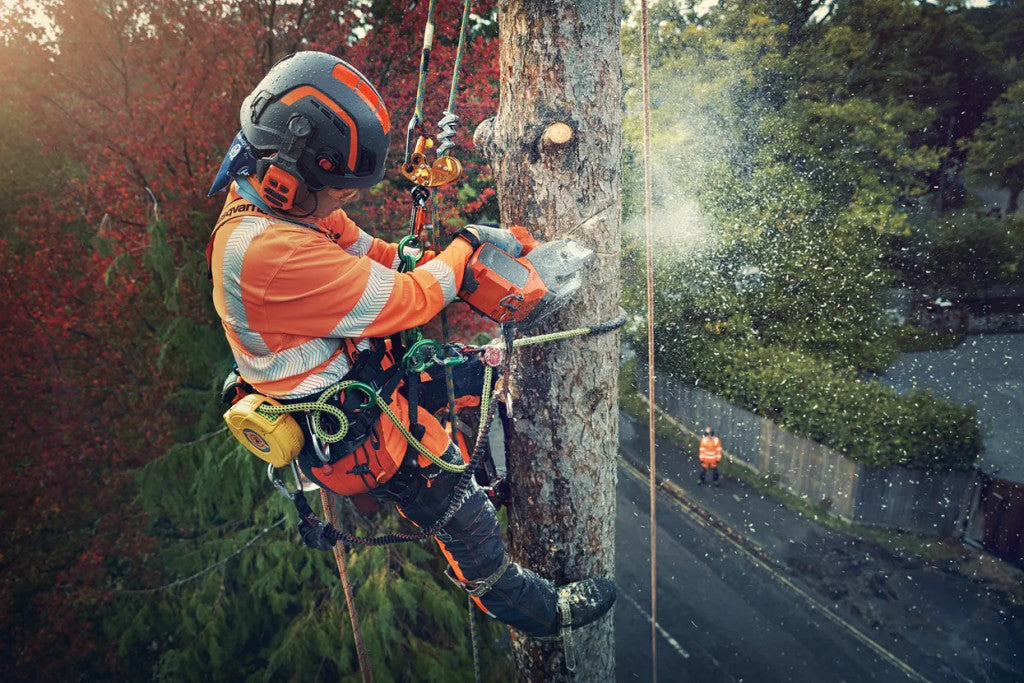Husqvarna Arborist Sisak favágón magasban