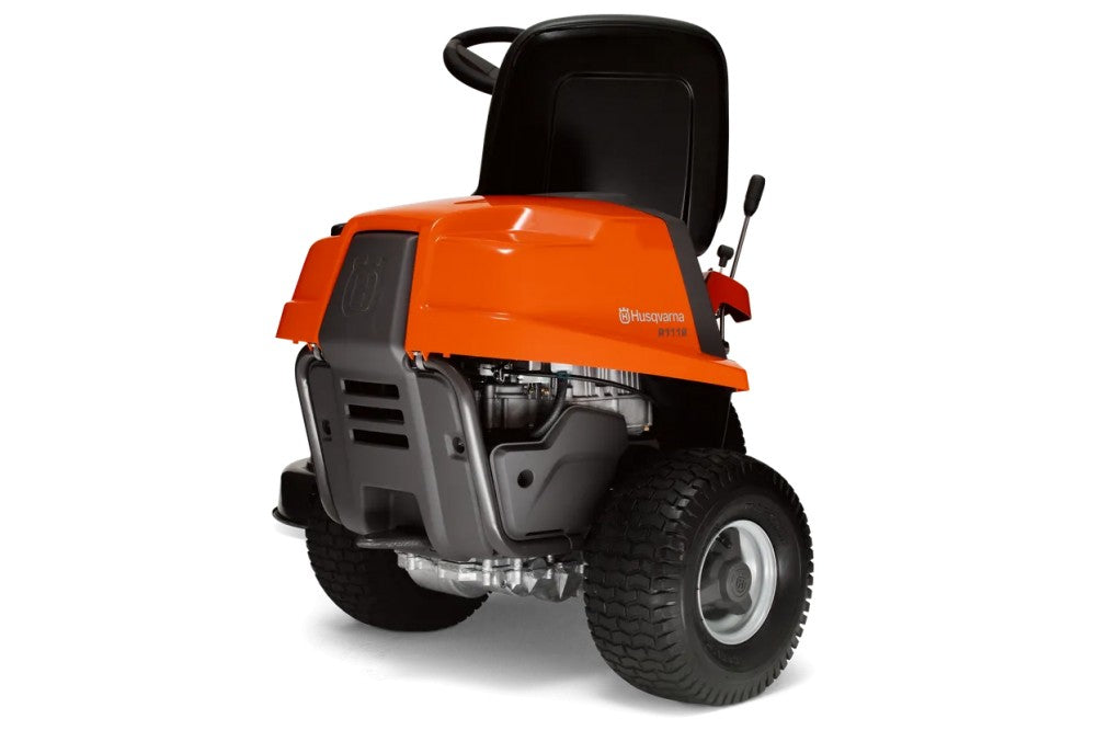 Husqvarna R 112C rider fűnyíró traktor - Combi 85 vágóasztallal