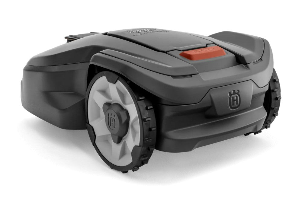 Husqvarna Automower 305 robotfűnyíró szemből
