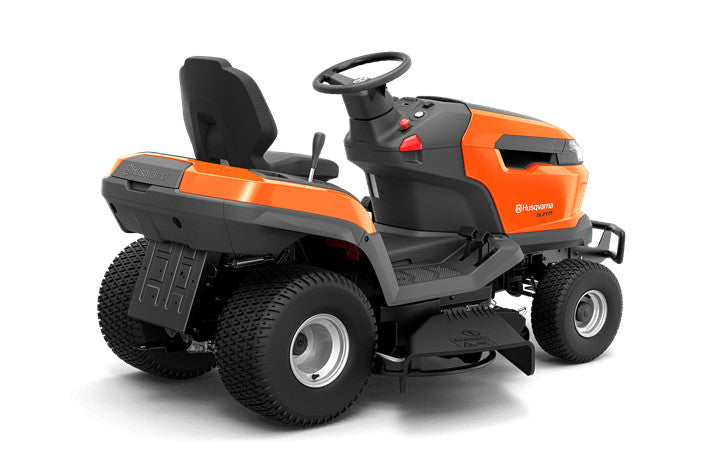 Husqvarna TS 220T fűnyíró traktor elölről