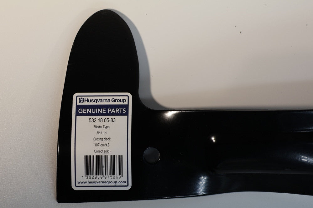Husqvarna fűnyírókés 3in1 bal - vágóasztal 107 cm