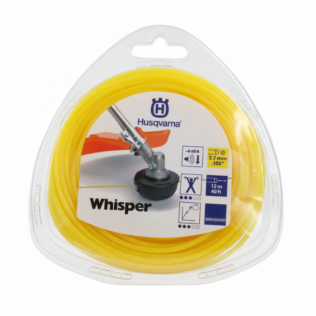 Husqvarna Trimmer Whisper 2.7 mm x 12 m - csendesített damil