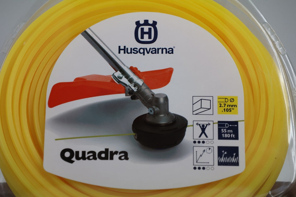 Husqvarna Trimmer Quadra 2.7 mm x 55 m - négyszögletű damil