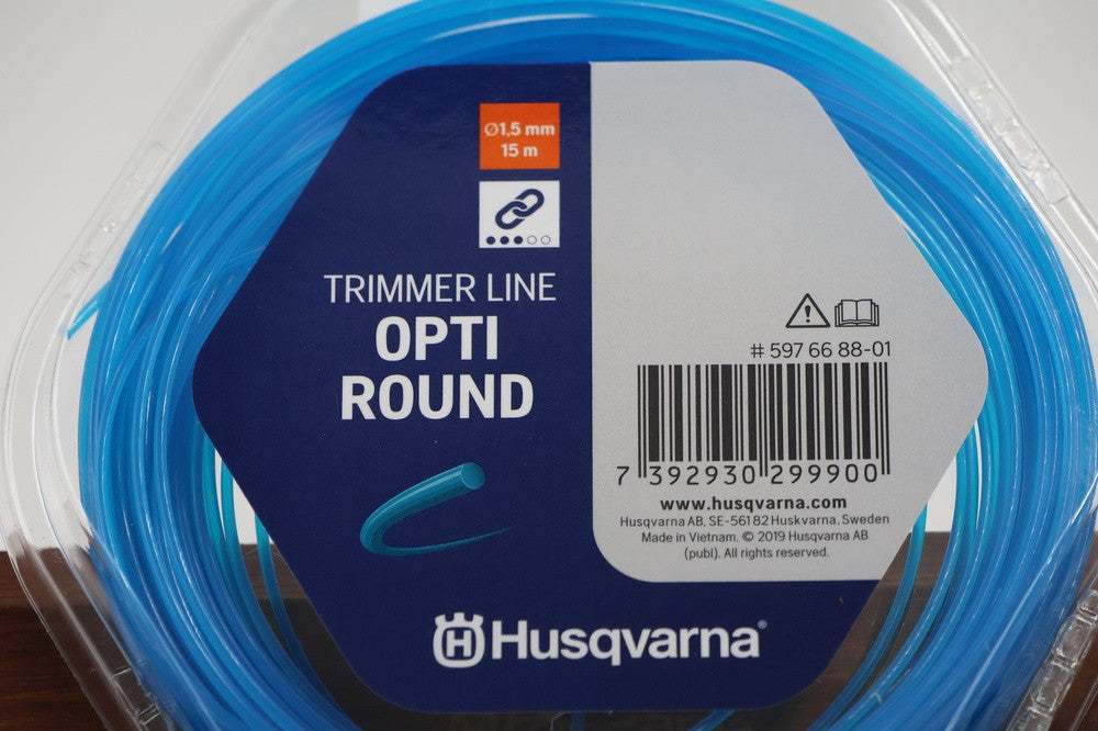 Husqvarna Trimmer Opti Round 1.5 mm x 15 m - kerek damil