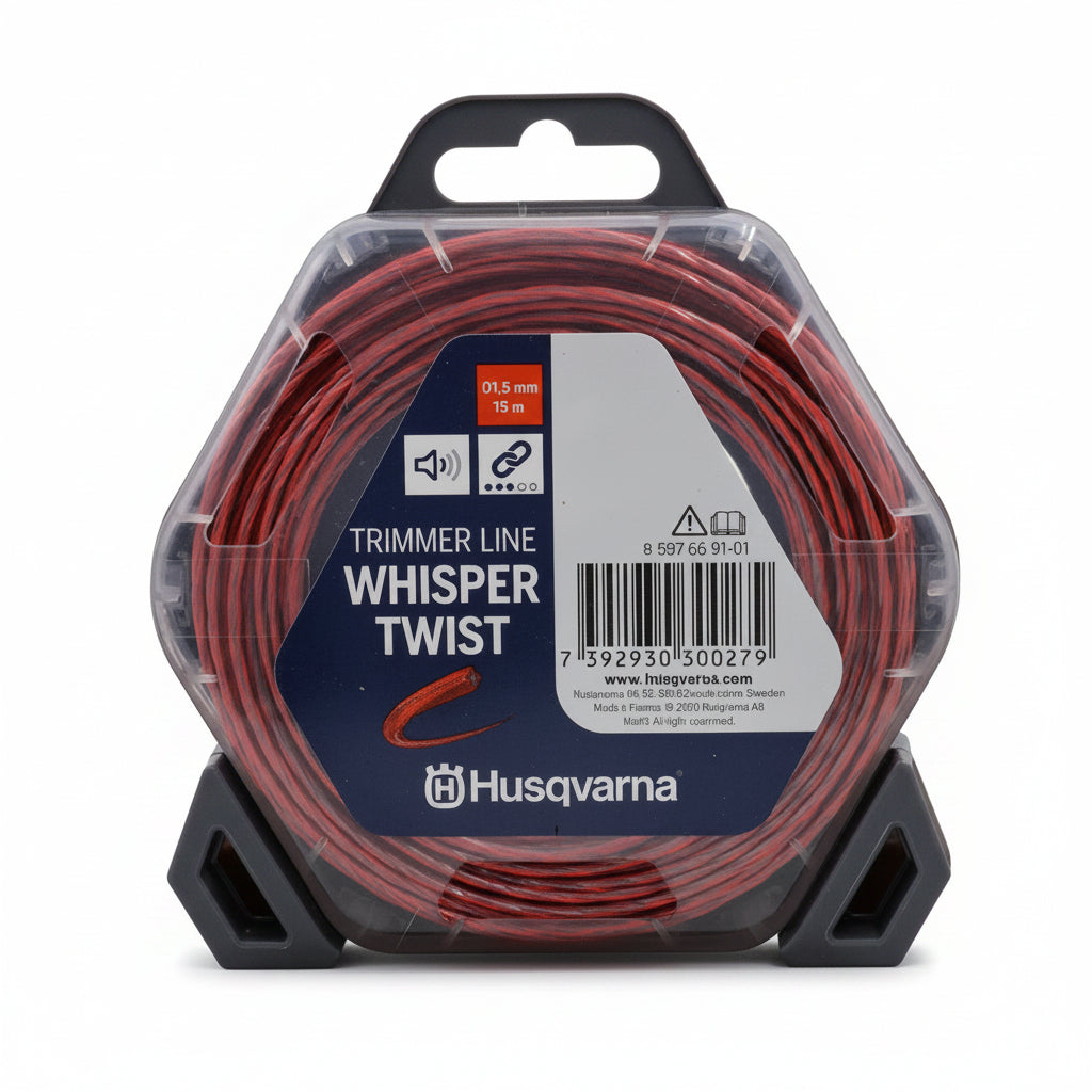 Husqvarna Whisper Twist 1.5 mm x 15 m - csavart profilú damil