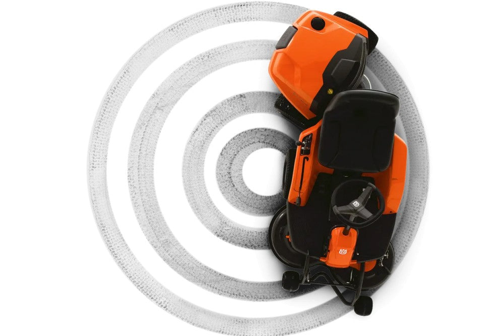 Husqvarna R 112C rider fűnyíró traktor - Combi 85 vágóasztallal