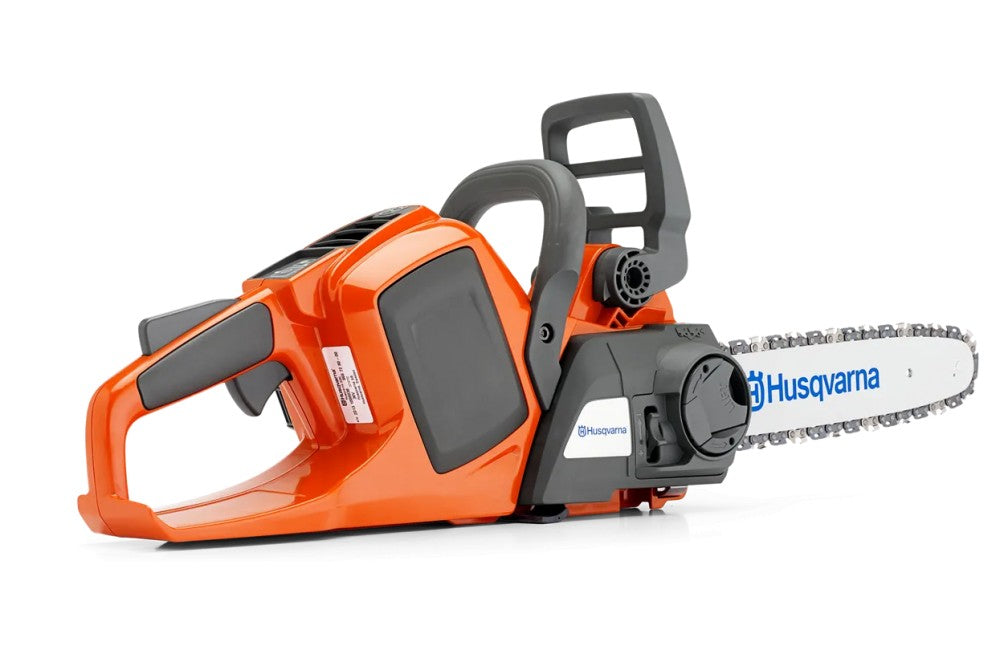 Husqvarna 330i akkus láncfűrész oldalnézetben, másik nézetből