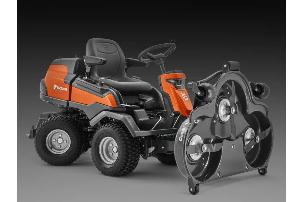 Husqvarna R 418TsX AWD rider fűnyíró traktor - vágóasztal nélkül
