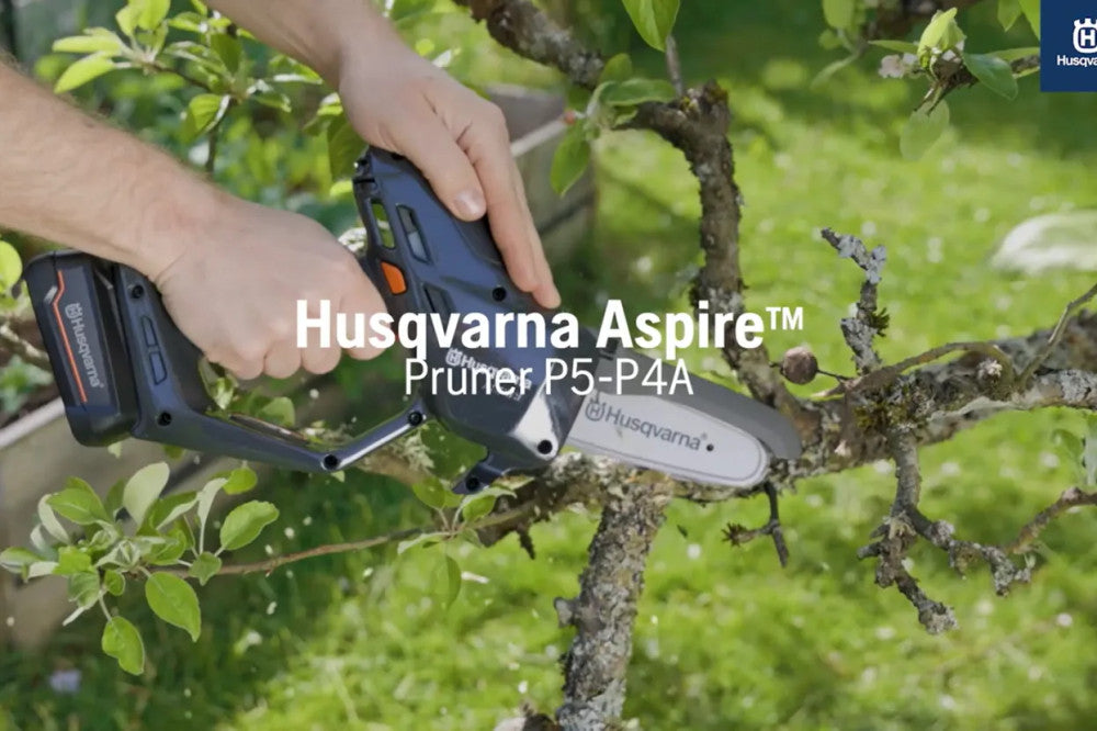 Husqvarna Aspire™ P5-P4A Pole metszőfűrész felülnézetből