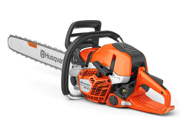 Husqvarna 564 XP G benzines láncfűrész oldalnézetben, másik nézetből