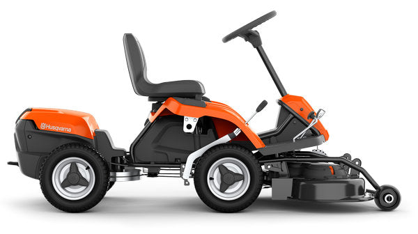 Husqvarna R 112iC rider fűnyíró oldalnézetben