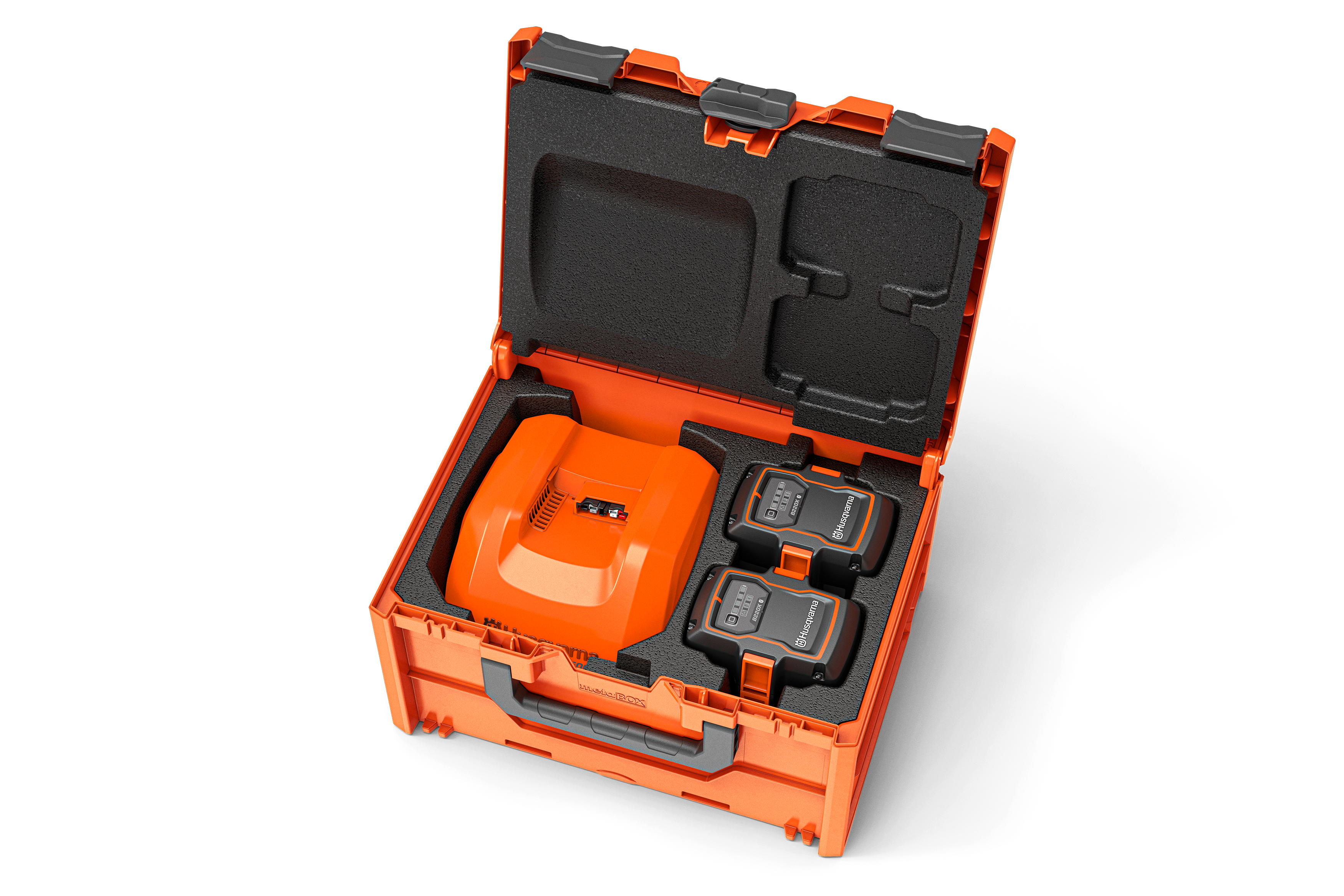 Husqvarna Power Pack BC1-UN – akkumulátordoboz, 2× 40-B360X és 40-C750X