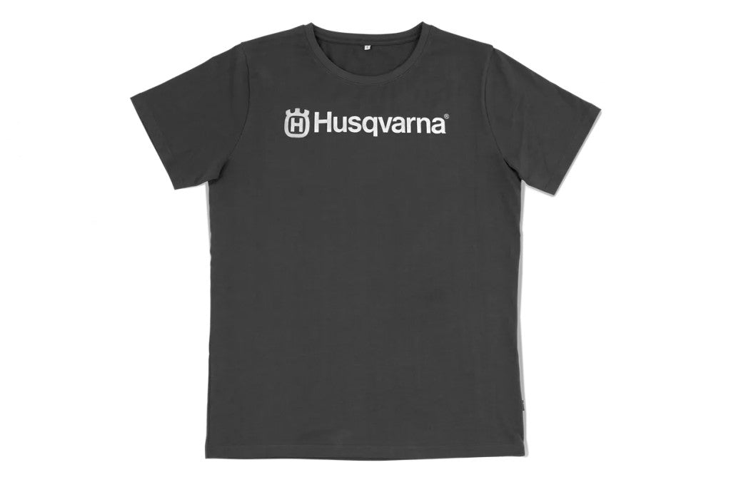 Husqvarna póló szürke Asphalt