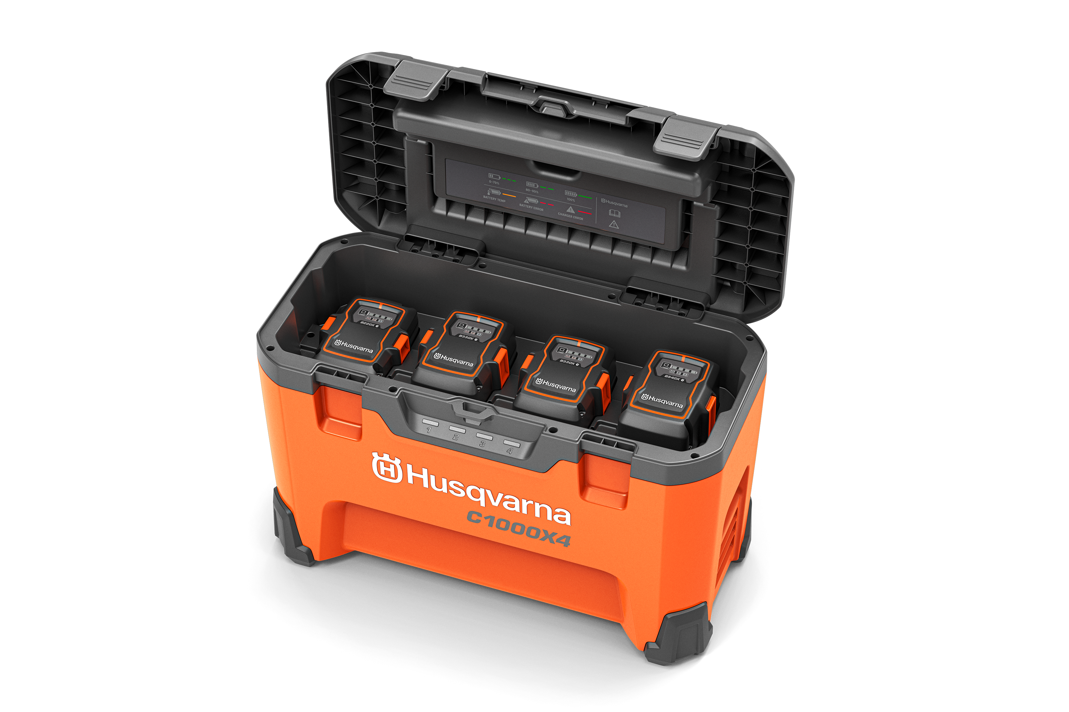 Husqvarna Power Pack C1000X4 – töltő és 4 db BLi-X akkumulátor