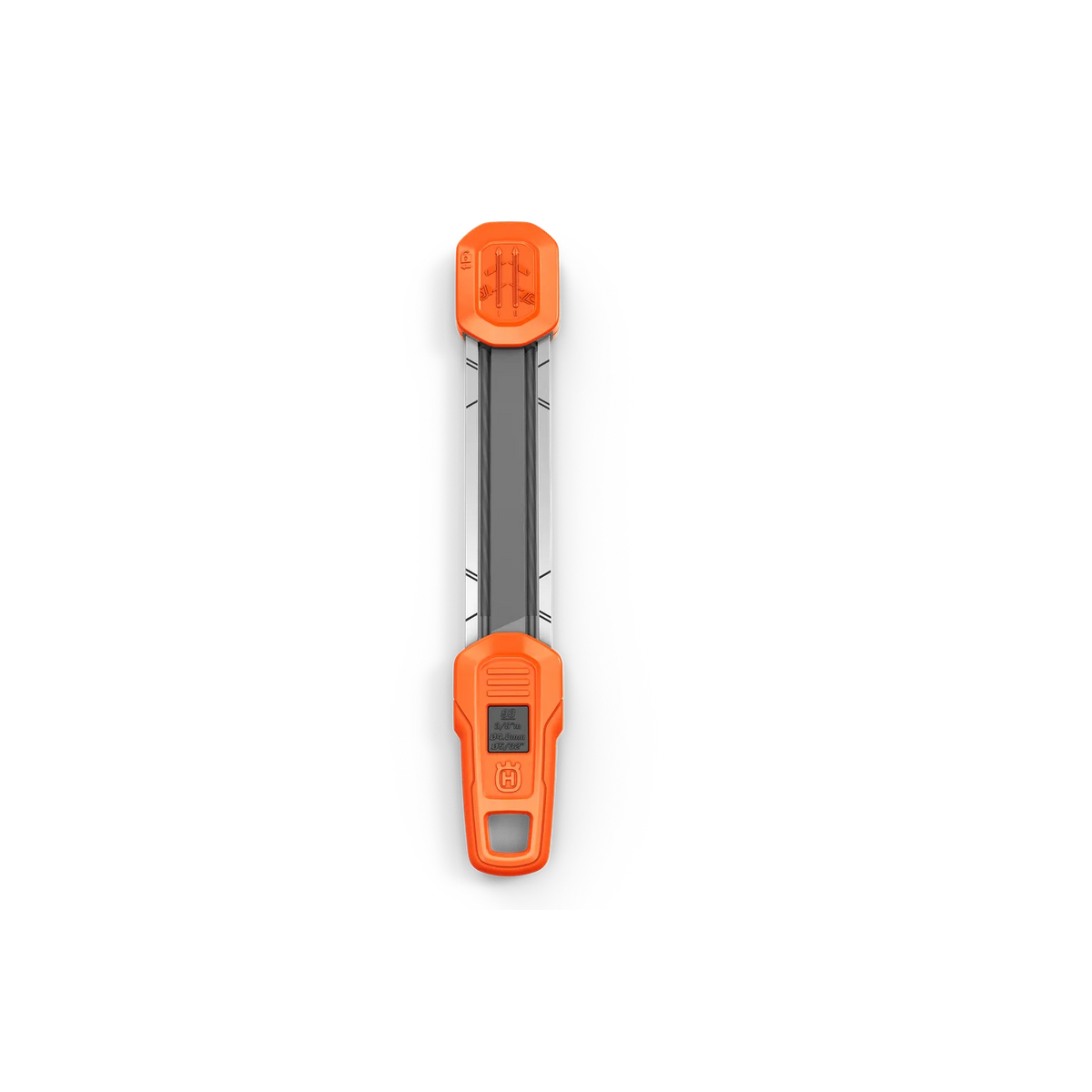 Husqvarna 2 az 1-ben reszelővezető S93G – 3/8" mini, 4,0 mm, szürke jelöléssel, felülnézet