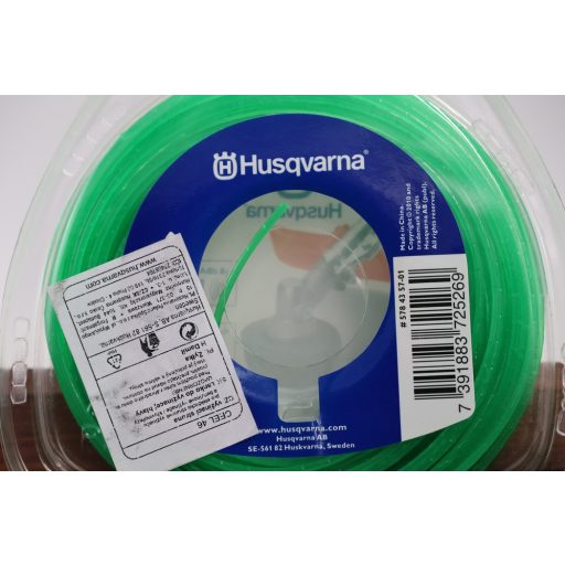 Husqvarna Whisper csendesített damil, Ø2,0mm/.080” 15m/50ft, zöld