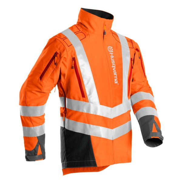 Husqvarna Technical Bozótvágó és Fűkaszan HighViz EN20471 kabát L