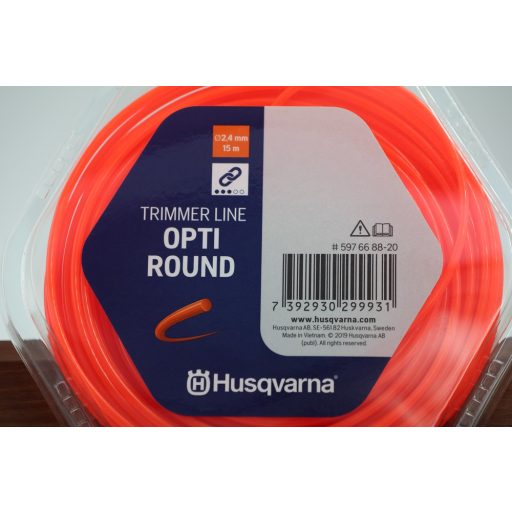 Husqvarna Opti-Round kör keresztmetszetű damil, Ø2,4mmx15m
