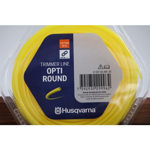 Husqvarna Opti-Round kör keresztmetszetű damil, Ø2,7mmx12m