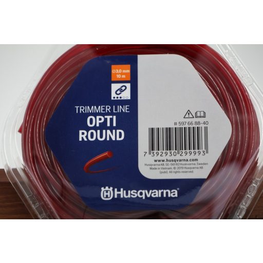 Husqvarna Opti-Round kör keresztmetszetű damil, Ø3,0mmx10m