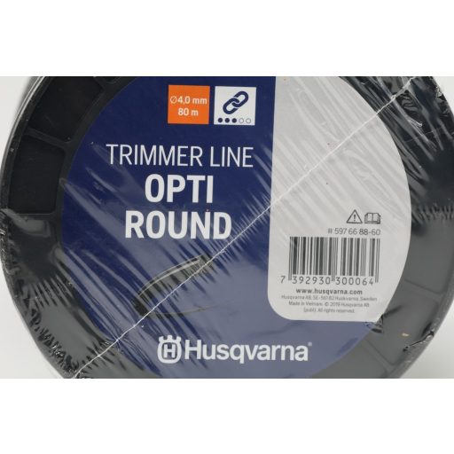 Husqvarna Opti-Round kör keresztmetszetű damil, Ø4,0mmx80m