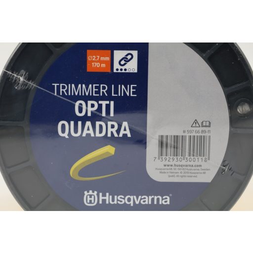 Husqvarna Opti-Quadra négyszögletű damil, Ø2,7mmx170m