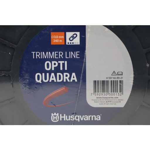 Husqvarna Opti-Quadra négyszögletű damil, Ø3,0mmx240m