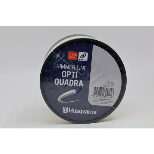 Husqvarna Opti-Quadra négyszögletű damil, Ø3,3mmx65m