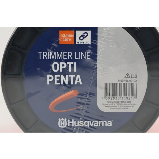 Husqvarna Opti-Penta ötszögletű damil, Ø2,4mmx240m