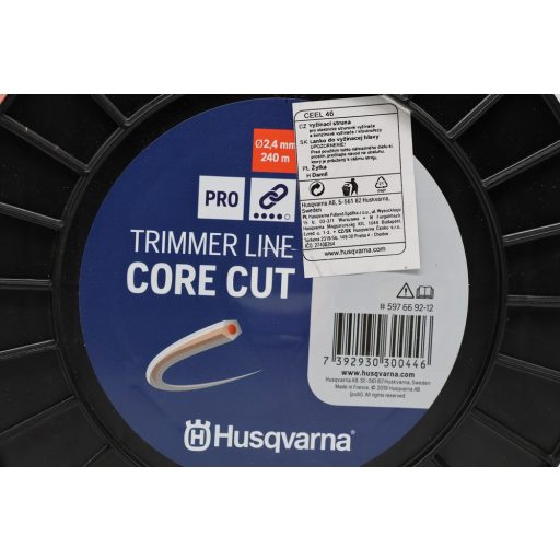 Husqvarna Trimmer ötszögletű damil Ø2,4mmx240m
