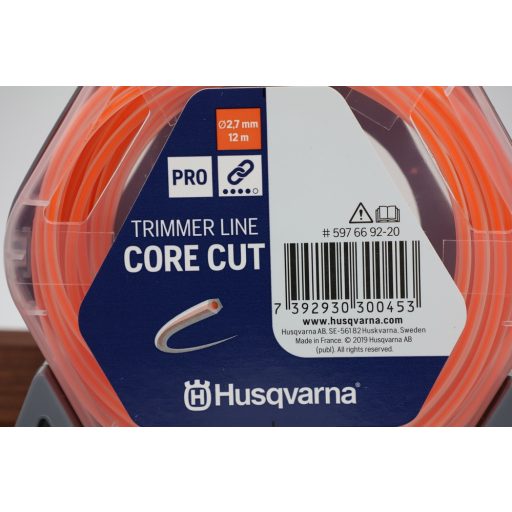 Husqvarna Trimmer ötszögletű damil Ø2,7mmx12m