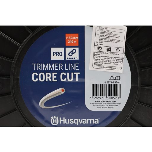 Husqvarna Trimmer ötszögletű damil Ø3,3mmx240m