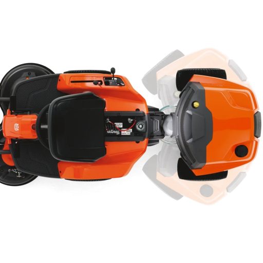 Husqvarna R 112C, Rider, fűnyíró traktor, Combi 85cm vágóasztallal