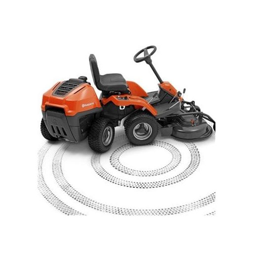 Husqvarna R112iC Akkumulátoros Rider, fűnyíró traktor, Combi 85cm vágóasztallal
