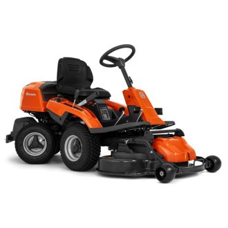 Husqvarna R 214TC Rider fűnyíró traktor Combi 94 cm-es vágóasztallal háttér nélkül