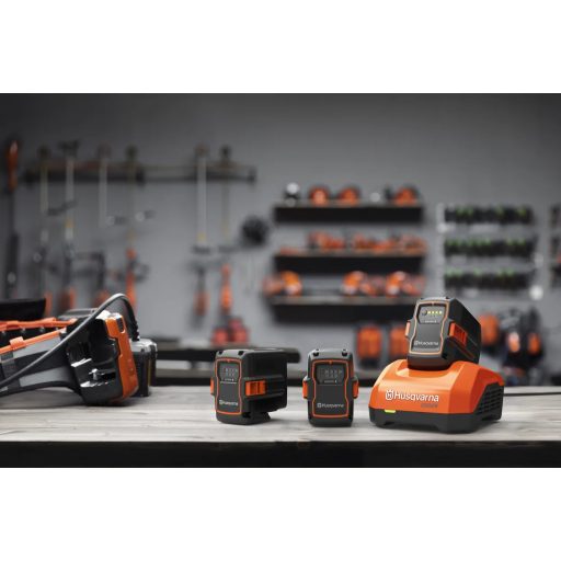 Husqvarna BLi B140X akkumulátor műhelyben