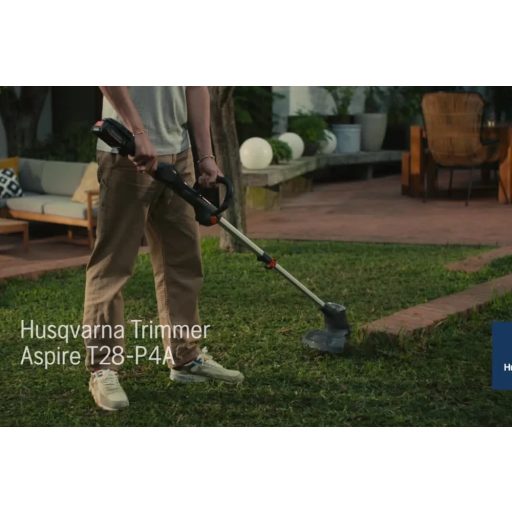 Husqvarna Aspire® T28-P4A akkumulátoros fűszegélyvágó, 18V POWER FOR ALL rendszerrel
