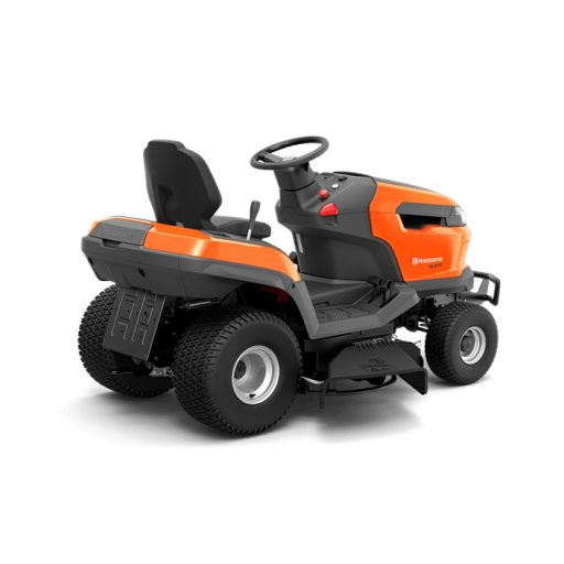 Husqvarna TS 220T fűnyíró traktor hátulról