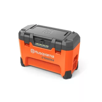   Husqvarna 40-C1000X4 asztali gyorstöltő állomás, 1db B220X, 2db B330X és 1db B540X akkumulátorokkal